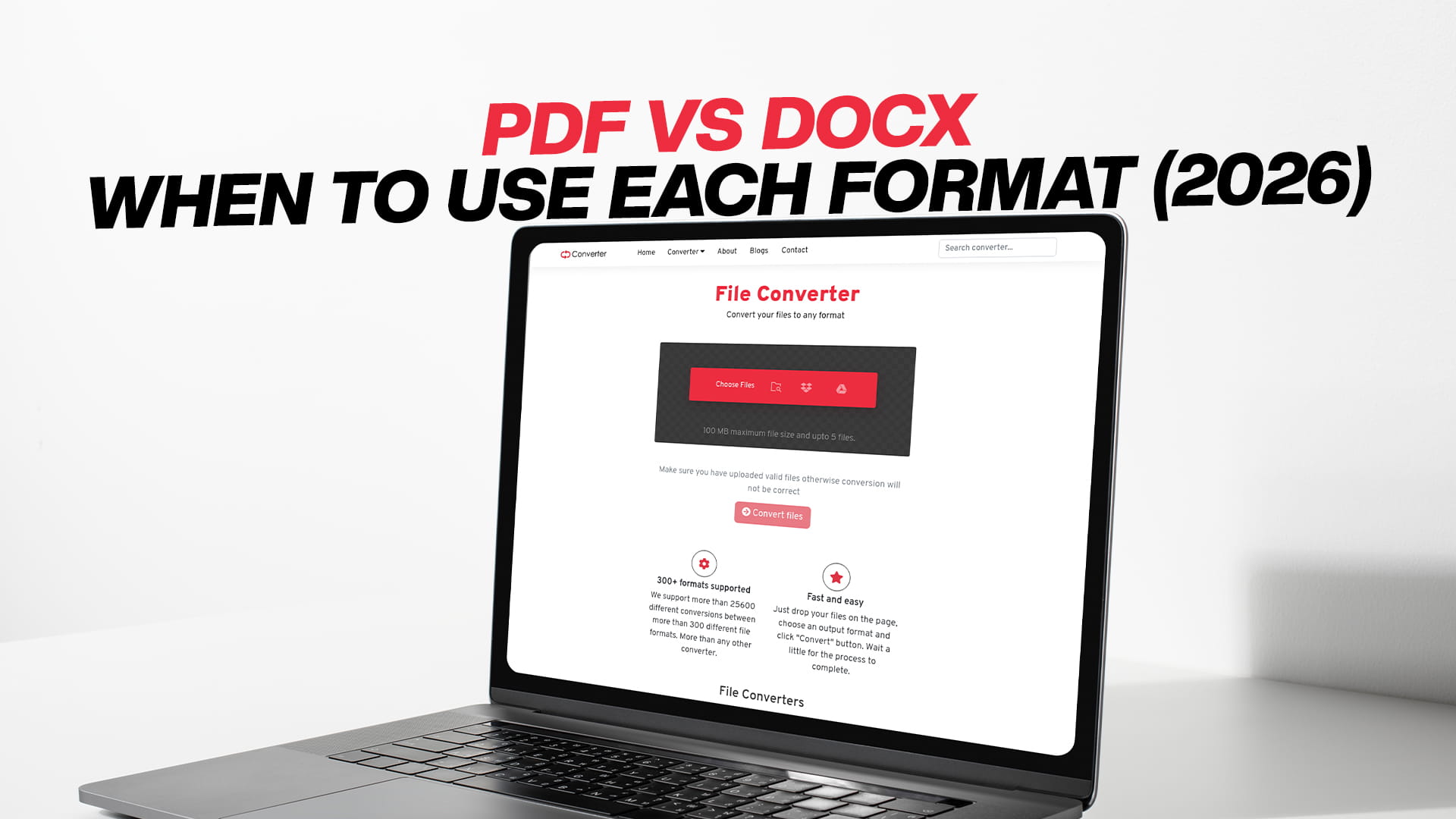 PDF vs DOCX: When to Use Each Format (2026)