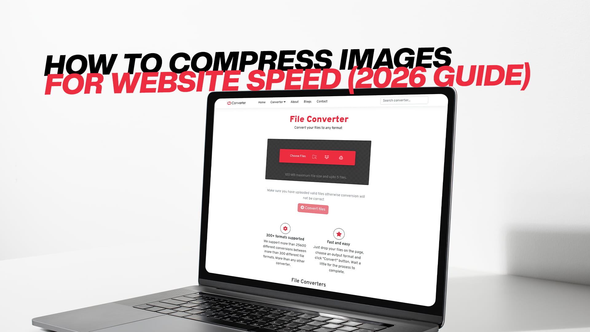 How to Compress Images for Website Speed (2026 Guide)