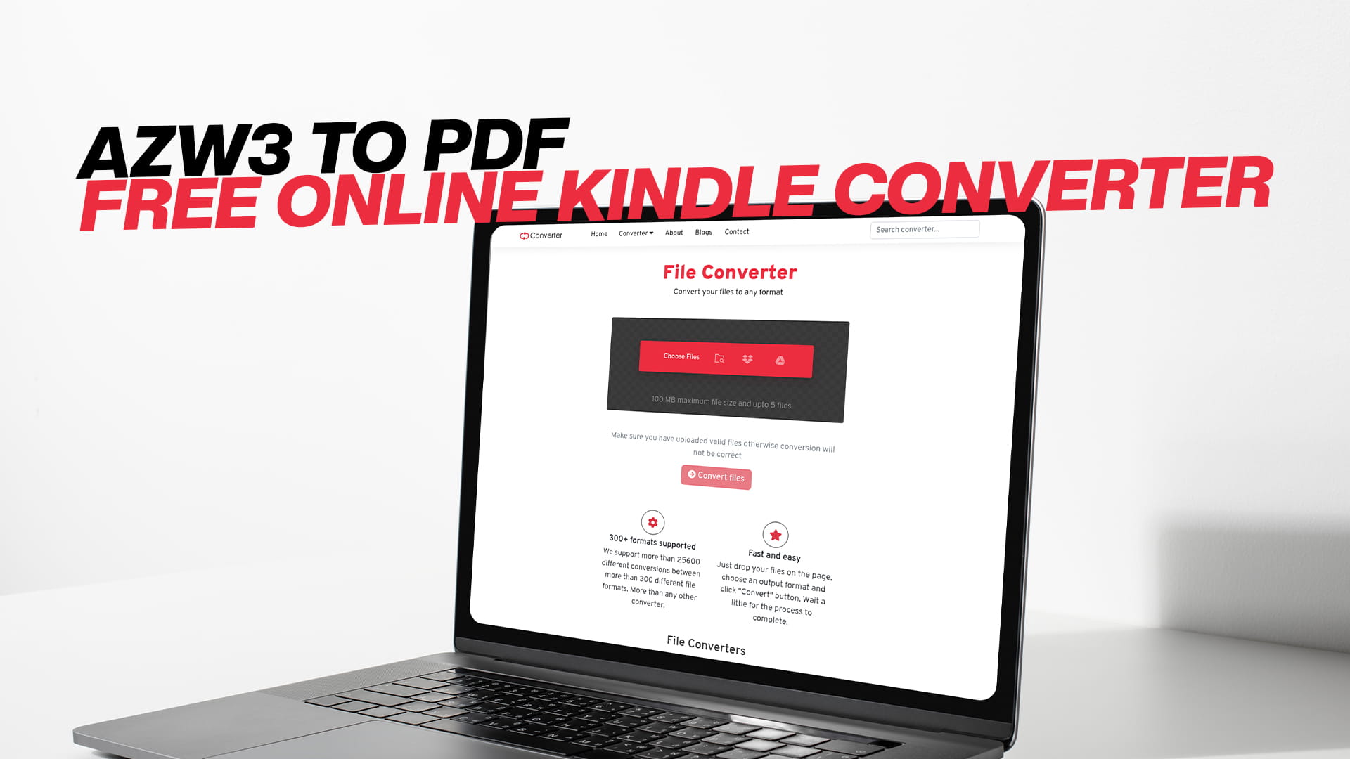 AZW3 to PDF — Free Online Kindle Converter