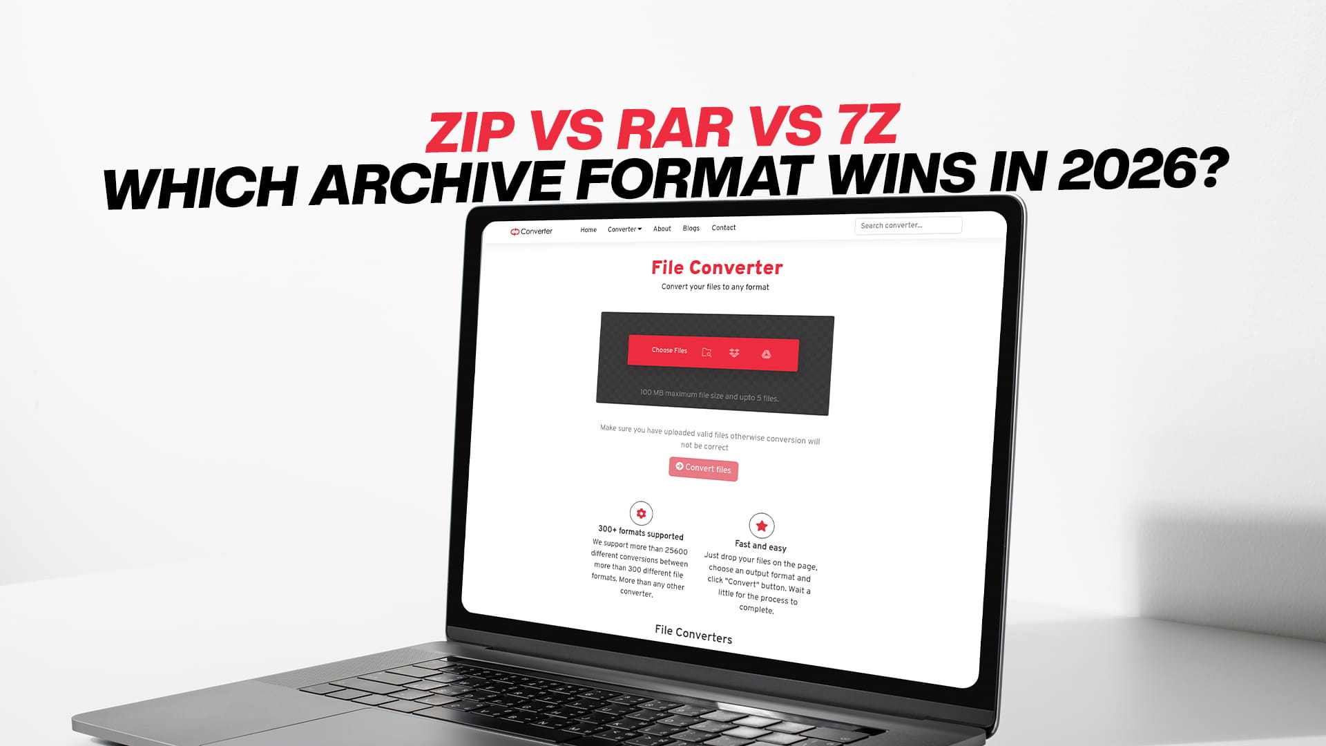 ZIP vs RAR vs 7Z: Which Archive Format Wins in 2026?