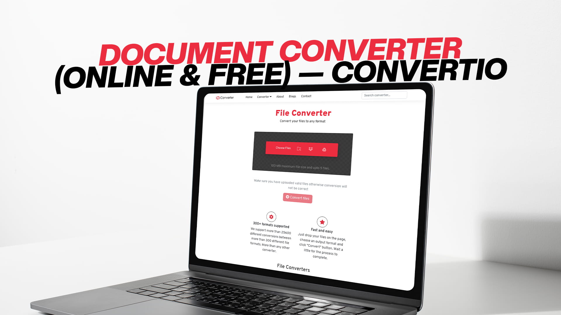 Document Converter (Online & Free) — Convertio