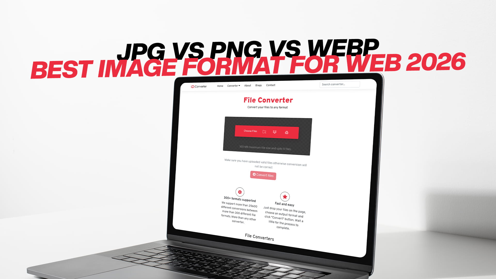 JPG vs PNG vs WEBP: Best Image Format for Web 2026