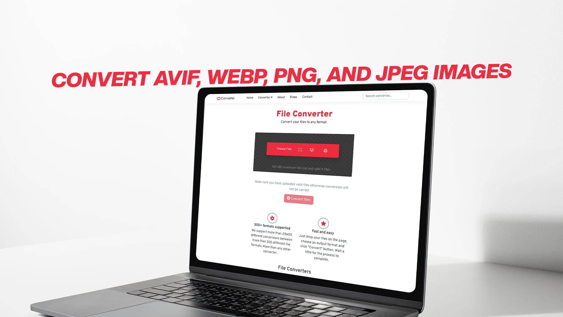 Convert AVIF, WebP, PNG, and JPEG images